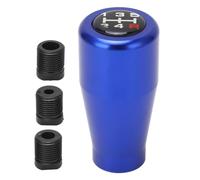 Kuuleyn à 5 vitesses Gear Gear Shifter Lever Lever, bouton de levier de vitesses avec adaptateurs, aluminium Riable Sturdy M8 M10 M12 Tête pour la plupart des véhicules manuels (Bleu)
