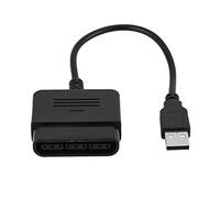 Kuuleyn Adaptateur de contrôleur PS3 vers PS2, pour contrôleur Sony PlayStation 2 PS2 vers Adaptateur USB pour PC PS3 et Windows