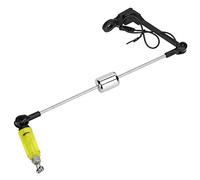 Kuuleyn Alarme de Morsure de pêche avec léger LED Swing Biced Indicator Pizer pour la pêche à la Carpe, système Anti-Fausse Alarme (Vert Clair) (Jaune)