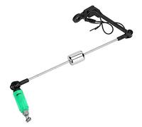 Kuuleyn Alarme de Morsure de pêche avec léger LED Swing Biced Indicator Pizer pour la pêche à la Carpe, système Anti-Fausse Alarme (Vert Clair) (Vert)
