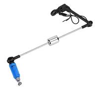 Kuuleyn Alarme de Morsure de pêche avec léger LED Swing Biced Indicator Pizer pour la pêche à la Carpe, système Anti-Fausse Alarme (Vert Clair) (Bleu)