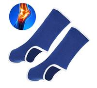 Kuuleyn Anti Sprain Ankle and Foot Brace,Warm Ankle Protector,Sports Brace Nylon Sprained Guard Breathable Protective Sleeve Blue (M)