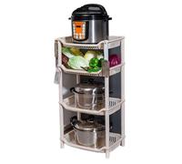 Kuuleyn Appareils de Cuisine, Essentiels de l'appartement, Chariot de Rangement de Cuisine, étagères Utilitaires de Rangement autoportantes Multicouches en Plastique pour