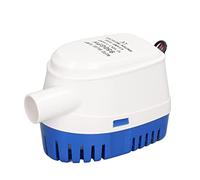 Kuuleyn Automatic Bilge Pump,DC 12V Plastic Removable Filter,Easy Cleaning Marine Yacht Boat Water Pump Submersible Drainage System High Capacity Marine Accessories (950GPH)