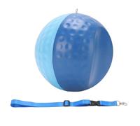 Kuuleyn Balle en Mousse d'aide à l'entraînement de Golf, sphère d'entraînement Double Ton, kit de lanière en Tissu réglable, avec Feuille de Guidage illustrée pour la Correction (Petite)