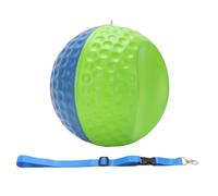 Kuuleyn Balle en Mousse d'aide à l'entraînement de Golf, sphère d'entraînement Double Ton, kit de lanière en Tissu réglable, avec Feuille de Guidage illustrée pour la Correction (Moyen)