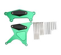 Kuuleyn Barre de Support Moteur, 2 pièces Moto CNC en Alliage d'aluminium Embrayage Boîte de Vitesses Moteur Crash Guard Remplacement pour Kle650 2006-2020 (Verte)