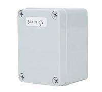 Kuuleyn Boîte de jonction avec plaque de montage, boîte de projet électrique en plastique ABS, boîtier électrique à montage en surface, adapté aux projets électriques de