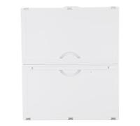 Kuuleyn - boîte de rangement sous le lit, conteneur pour vêtements, chambre à coucher, blanc (Blanche)