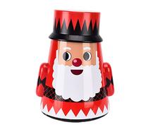 Kuuleyn boîtes de rangement de Noël, boîtes à bonbons, boîte en fer à bonbons de Noël Roly Poly Design boîte de rangement de canettes de bonhomme de neige du père Noël