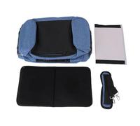 Kuuleyn Bolsa de Tela Para Boliche Con Soporte Acolchado, Bolsa Portátil Almacenar 2 Bolas, Correa de Hombro Ajustable, Gran Capacidad Para Pistas Boliche Diarias Color Azu