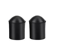 Kuuleyn Bouchon de Pointe en Caoutchouc pour Double Basse, 2 pièces Bouchon de Pointe en Caoutchouc pour Double Basse, Accessoire de Capuchon d'extrémité de Protecteur Noir