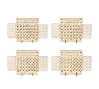 Kuuleyn Calendrier en bois à faire soi-même, en bois massif fabriqué à la main, jouets éducatifs pour enfants, équipement pédagogique détachable, cultive les compétences
