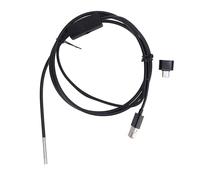 Kuuleyn Caméra d'inspection HD Endoscope, Endoscope USB étanche TYPE C, 6 lumières LED réglables, Endoscope Industriel HD 3,9 mm 1 m Profondeur de Champ 3-8 cm