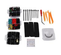 Kuuleyn Car Push Retainer Clips, Auto Fasteners Assortment, 925pcs Car Body Retainer Clips Excellent Fixing Force Universal Fit Rivets Fastener for Most Cars