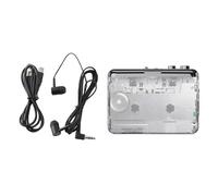 Kuuleyn Cassette Tape Player, with USB Convert Tapes to MP3 Retro Music Transfer to PC/Headphone Jack & Input Rechargeable Battery/USB Powered