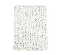 Kuuleyn Chunky Knit Blanket, Chunky Knit Throw Blanket, Crochet Blanket with Big Yarn for Chunky Blanket, Knitted Throw Blanket, Cable Knitted Blanket for Couch Bed Sofa Room Decor (100x120)