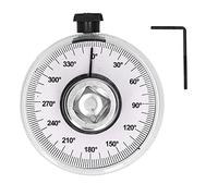 Kuuleyn Clé dynamométrique d'angle, outil d'étalonnage de clé dynamométrique, jauge d'angle de couple à 360 °, outil de mesure de testeur de contrôle de rotation d'entraînement