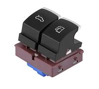 Kuuleyn Commutateur de Bouton de réservoir de Carburant de Voiture, commutateur de Bouton de déverrouillage de Coffre de Porte de réservoir de Carburant chromé adapté pour Passat EOS 35D959903