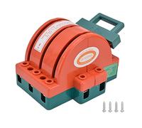 Kuuleyn Commutateur de Couteau de déconnexion 3P 63A, commutateur de Couteau électrique, Couteau électrique à Double Jet RPSHK11 Commutateur de Couteau à Double Alimentation bidirectionnel