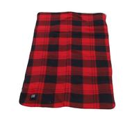 Kuuleyn Coussin Chauffant Flanelle USB 3 réglages de température Grille Coussin Chauffant électrique Portable pour Chaise de Bureau Voiture Maison extérieur Rouge