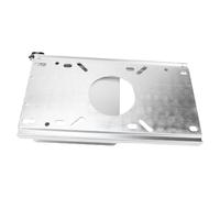 Kuuleyn Curseur de siège de Bateau, glissière de Chaise de siège de Bateau en Alliage d'aluminium avec poignée pour Base de piédestal Standard de 5,3 x 5,3 Pouces