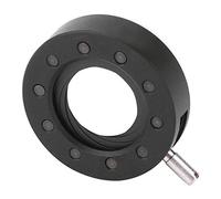 Kuuleyn Diaphragme d'ouverture d'iris réglable, Ouverture réglable de Microscope, diaphragme Optique d'objectif réglable d'ouverture d'adaptateur d'iris de Microscope pour Le Microscope(SK12)