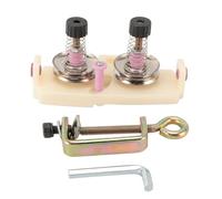 Kuuleyn Double Head Yarn Guide,Metal Multifunctional Thread Guide for Winding Threading Winder Accessories Crafting Tool Sewing Machine Equipment Stainless Steel Durable Efficient