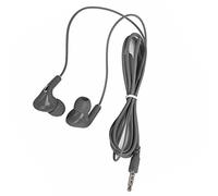 Kuuleyn Écouteur de Sport Filaire Universel avec Microphone, Écouteur HiFi Musique Basse, Écouteurs Intra-Auriculaires 3,5 mm Isolation du Bruit pour Smartphone Tablette PC MP3 (Grise)