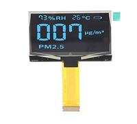 Kuuleyn Écran LCD à diode électroluminescente Organique 2,42 Pouces, SSD1309 24 Broches, résolution 128x64, Module d'écran Transparent (Affichage Bleu)