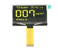 Kuuleyn Écran LCD à diode électroluminescente Organique 2,42 Pouces, SSD1309 24 Broches, résolution 128x64, Module d'écran Transparent (Affichage Jaune)