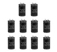 Kuuleyn Electrolytic capacitors 10Pcs 450V 220uF Radial Electrolytic Capacitor Set Electronic Component Kit 25x40mm