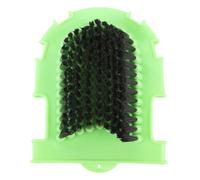 Kuuleyn Equine Wash Mitt, pinceau pour les soins aux chevaux, pinceau à s portable, vert PP à haute efficacité à 2 côtés.
