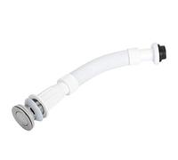 Kuuleyn Extension de bec verseur, tuyau de vidange simple pour lavabo de cuisine de 37 mm, résistant aux odeurs, coude en S, tuyau d'écoulement vers le bas, raccord d'évier de