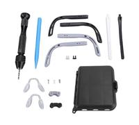 Kuuleyn Eyeglass Repair Tool Kit, en acier inoxydable Vis à nasme Plans de nez Mots à charnière Set Trepcision Optical Maintenance Kit de maintenance et Home Portable Case Eyewear