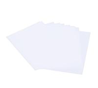 Kuuleyn Film rétractable, 10 pièces feuille rétractable BOPS film thermorétractable impression double face accessoires peints à la main (Imprimable recto verso - blanc)