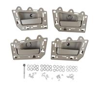 Kuuleyn Front Rear Door Handles, Interior Door Handles, Front Rear Left Right Inside Door Handles 1JV461J3AA Replacement for Grand Cherokee 2005 2011 (beige)