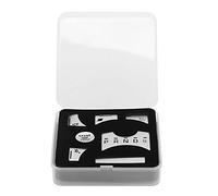 Kuuleyn Gear Shift Panel Button Cover, Gear Shift Panel Button Trim, 7pcs Central Control Gear Shift Panel Button Cover Sticker Silver Replacement for XF 2012-2015