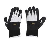 Kuuleyn Guantes de trabajo retardantes de llama,Guantes de electricista aislados,Electricista de voltaje de 400 V antideslizante de goma para mantenimiento de instalación