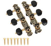 Kuuleyn Guitar Tuning Pegs, Acoustic Guitar 1:18 Tuners Tuning Keys String Pegs Knobs Guitar Tuners Machine Heads Replacement for Classic Guitar 3L3R
