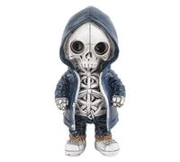 Kuuleyn Halloween Skull Ornements, Cool Exquise Resquis Skeleton Statue for Home Party Desk Decor Gift, Fashion Creative Ornaments Ghost Festival atmosphère Scène de la scène (Stil c)