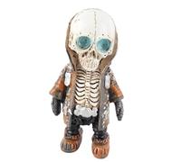 Kuuleyn Halloween Skull Ornements, Cool Exquise Resquis Skeleton Statue for Home Party Desk Decor Gift, Fashion Creative Ornaments Ghost Festival atmosphère Scène de la scène (Typ d)