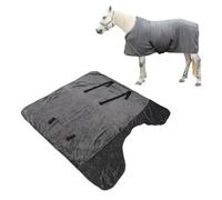 Kuuleyn Housse de Cheval Chaude, Housse de Cheval rembourrée, Couverture d'hiver Confortable et Chaud, Remplissage en Flanelle, Couverture épaissie, Feuille Universelle pour la