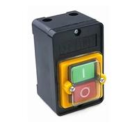 Kuuleyn Interrupteur à bouton marche/arrêt étanche à l'eau, interrupteur à bouton-poussoir de contrôle industriel IP67 avec réponse rapide pour machine-outil, LED rouge vert (9 x