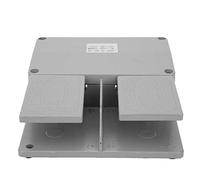 Kuuleyn Interrupteur à pédale Double, interrupteurs électriques, Interrupteur à pédale Double pour kit de Clips d'alimentation de Machine électrique YDT1-16 380VAC
