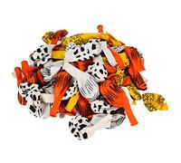 Kuuleyn Kit de 100 ballons en latex, ensemble de décoration de ballons de fête à impression colorée de dessin animé, ballon en latex réutilisable avec support pour fournitures de