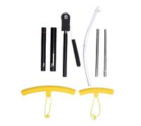 Kuuleyn Kit d'outils de Changement de Pneu de Moto Tout-Terrain, Outil de Montage de Pneu de Motocross Enduro pour Roues de 16 à 21 Pouces, de 15, 17, 20, 25 mm