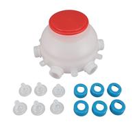 Kuuleyn Lamb Milk Feeder Bottle Round PC Plastics Facile à Nettoyer Bodet d'alimentation des Moutons conçu avec Une Bouteille Ronde Bouchée d'agneau Bodet d'alimentation L pour