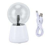 Kuuleyn Lampe Boule à Plasma Interactive, Sensible au Toucher, Prise USB à Changement de Couleur, Sensible au Toucher et au Son, dans Une Lampe Globe Plasma décorative pour