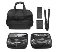 Kuuleyn Large Travel Cosmetic Bag,Large Capacity Mother and Daughter Makeup Bag,Toiletry Multifunctional Cosmetic Makeup Capacity Multiple Pockets Shaving with Adjustable Shoulder